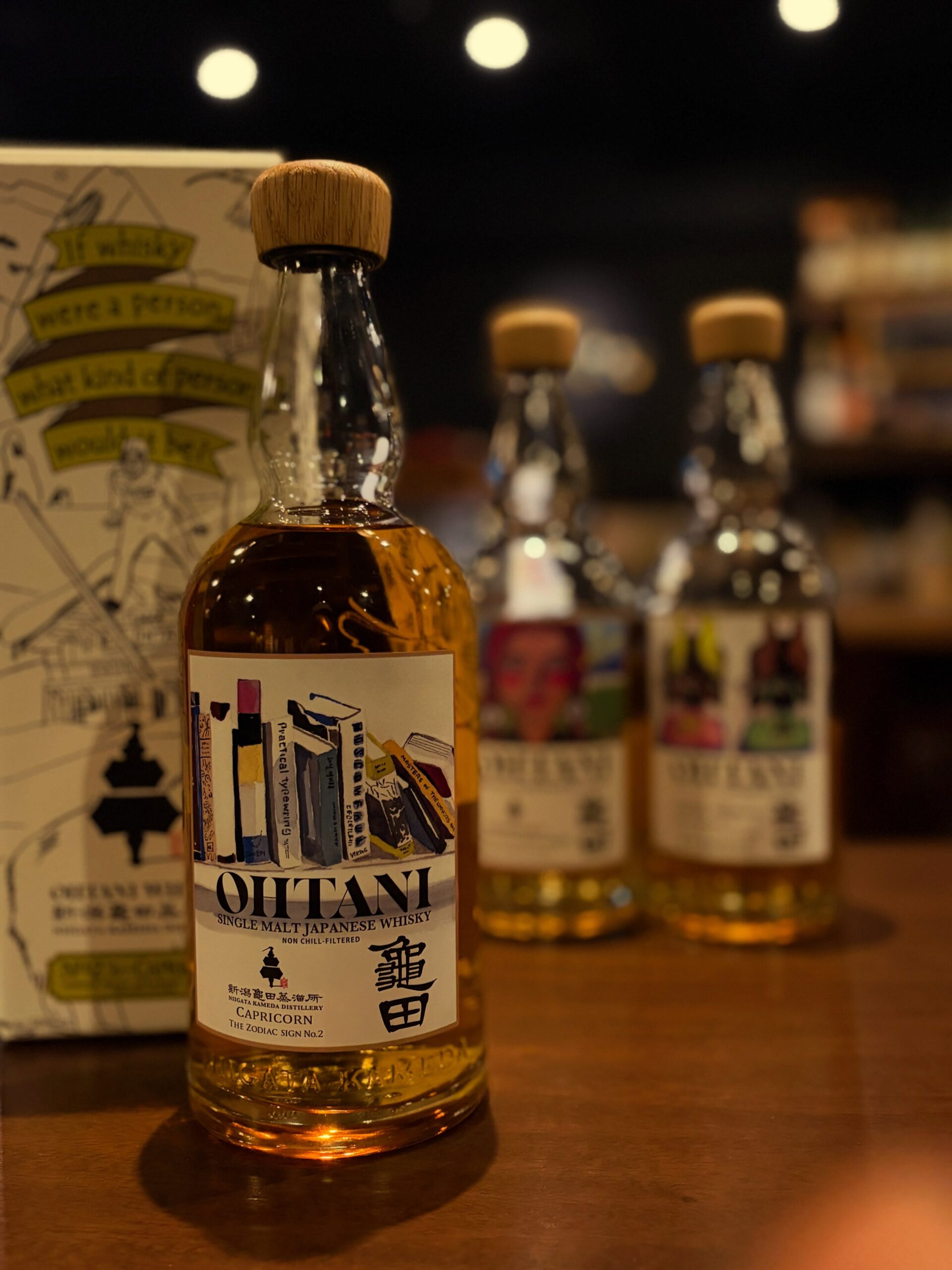 新潟亀田蒸留所のOHTANI WHISKY第二弾「CAPRICORN」ピーテッドモルトを使用し、しっかりとしたスモーキーさを感じます。相変わらず、余韻も長く続きますよ。是非是非！#下北沢バー　#オーセンティックバー  #喫煙可　#隠れ家#capricorn本日の下北沢BarJohnDoe